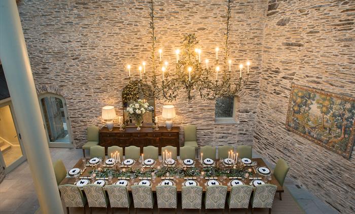 The Atrium room at Christmas